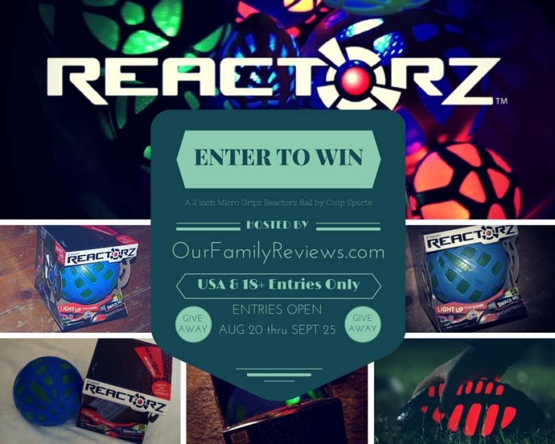 CLICK TO ENTER Our Reactorz Micro Gripz Ball GIVEAWAY
