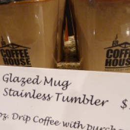 I really wanted to buy a coffee mug, they look so cozy