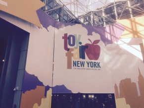 Javits Center in Manhattan, Entrance to NY Toy Fair