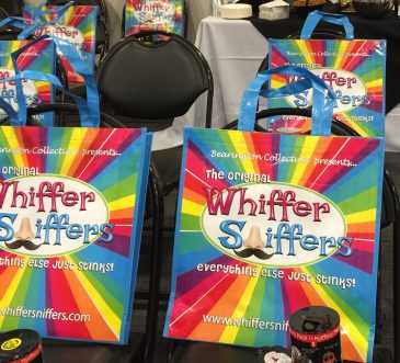 With KidStuff PR, we held two press conference at the NY Toy Fair for our 14 exhibiting clients and each media guest received a Whiffer Sniffers bag and Series 4 sample, an Aeromax Toys bag and a sample from Circuit Scribe
